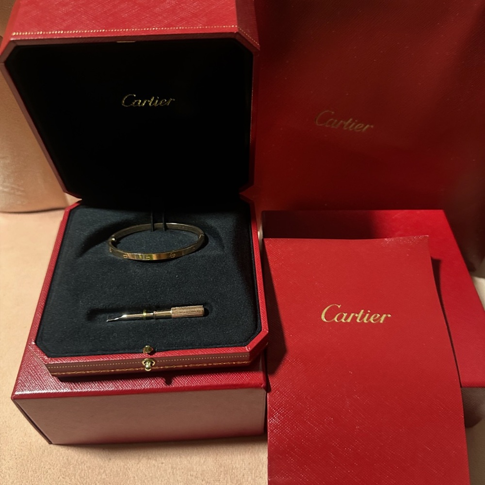 Cartier 18k yellow gold Love Bangle